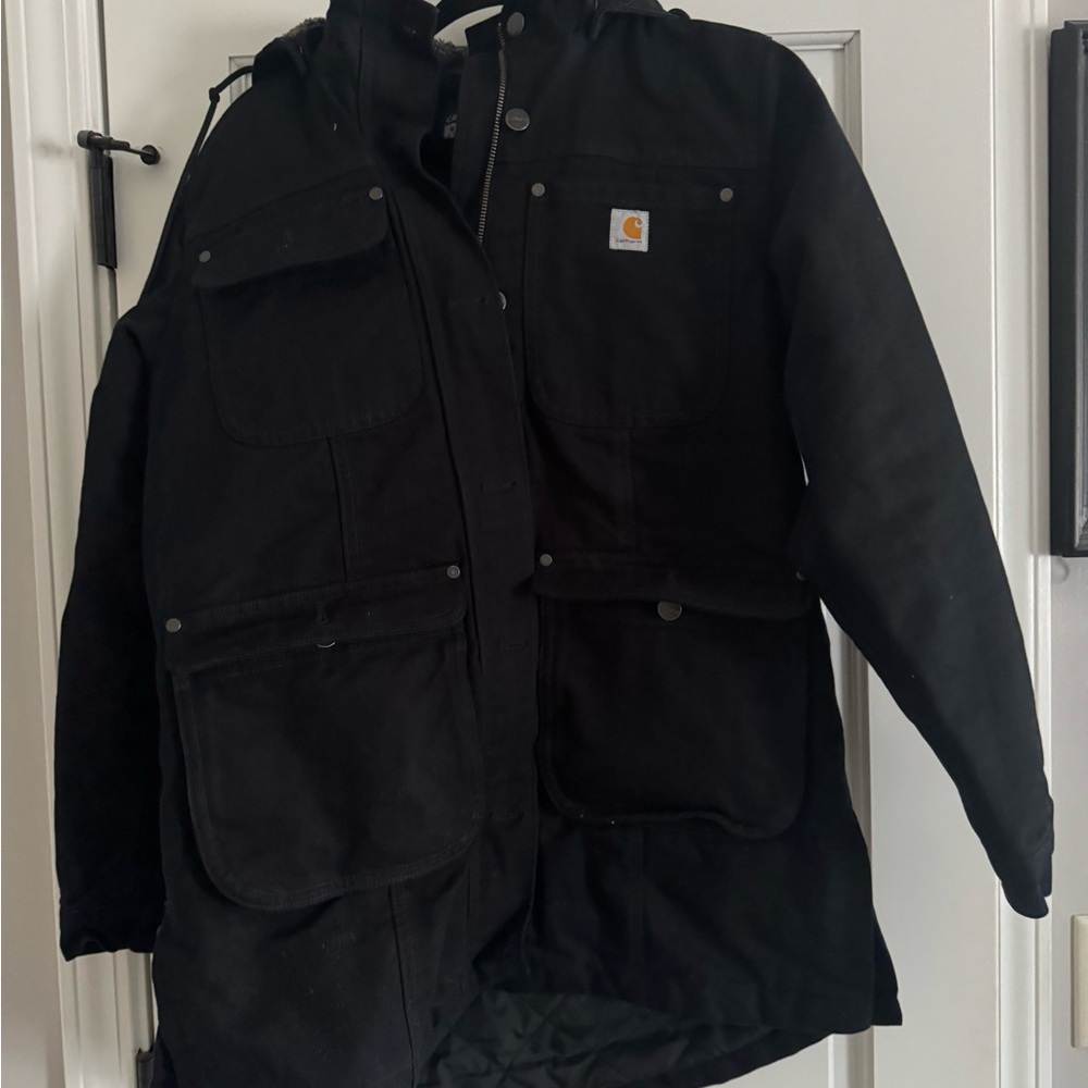 Carhartt Men's Black Military Field Jacket